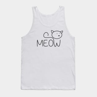 Meow Cat Tank Top